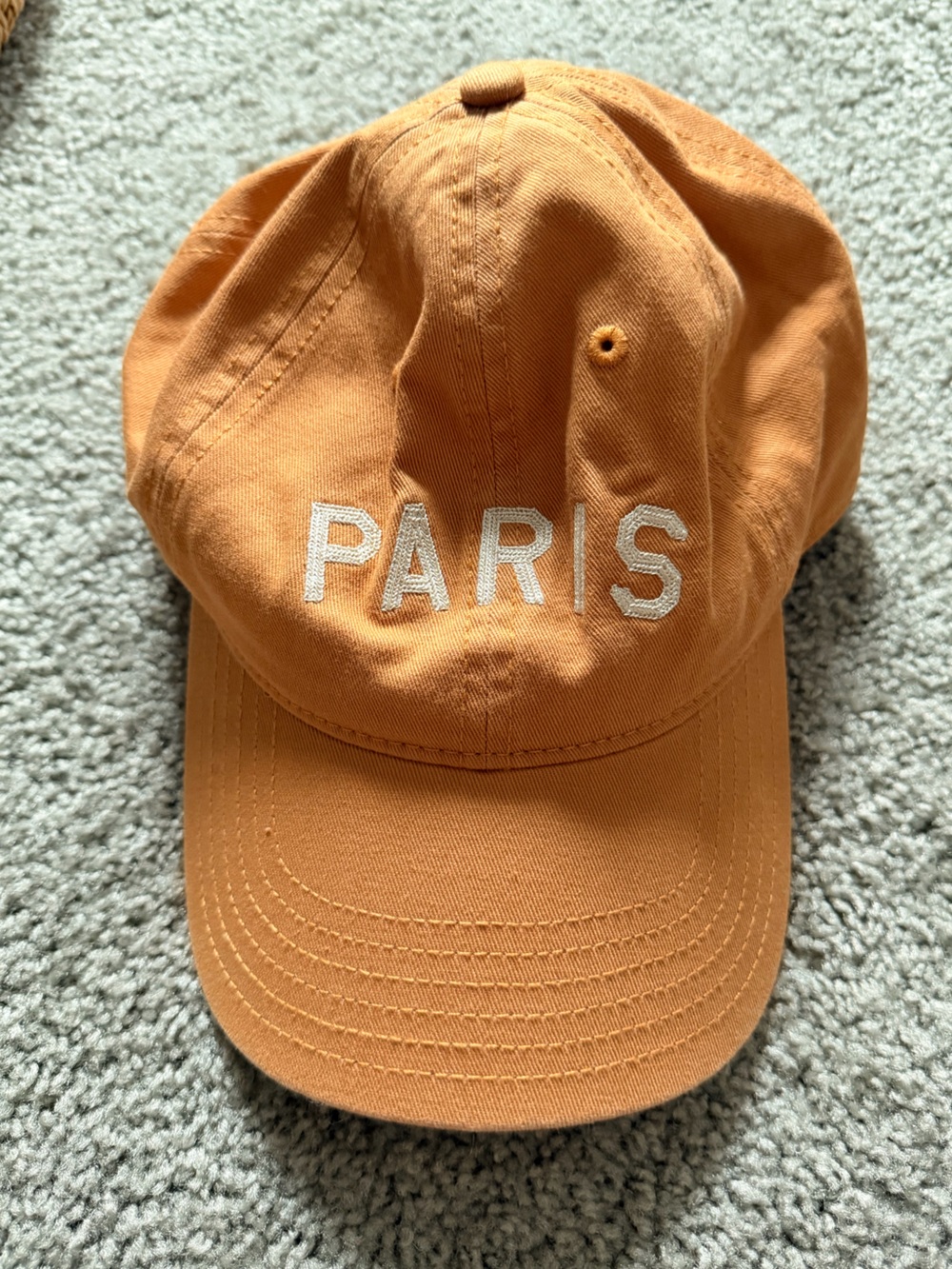 ‘PARIS' Embroidered Baseball Cap